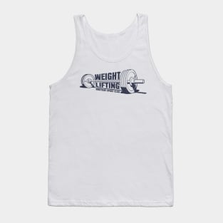 Weightlifting athleticism vintage print Tank Top